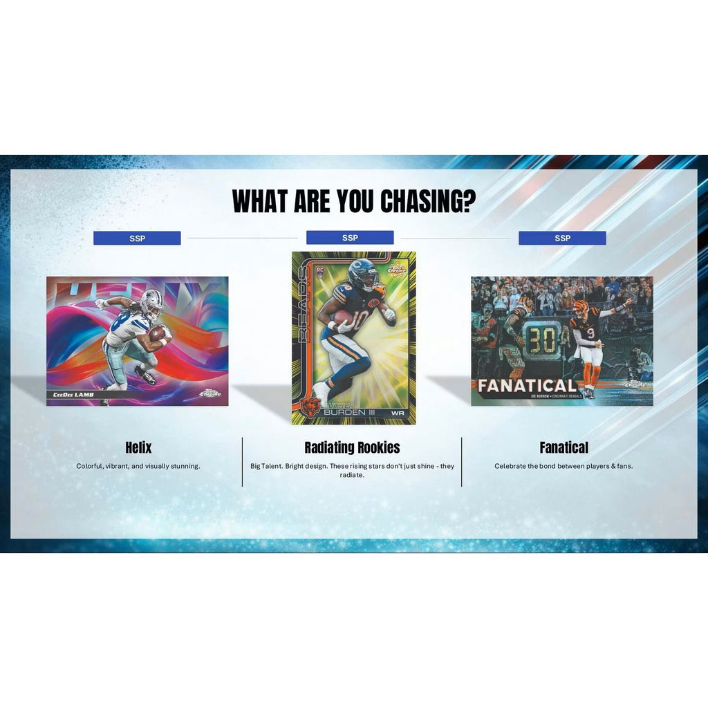 2025 Topps Chrome Football Mega Box