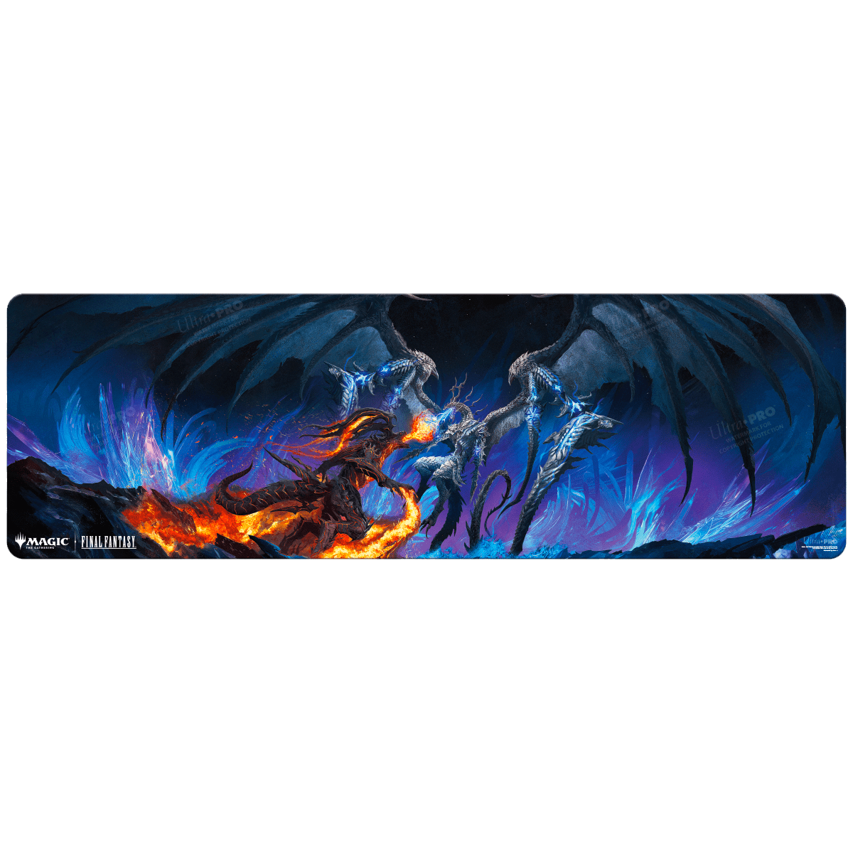 Magic: The Gathering®—FINAL FANTASY™ Bahamut and Ifrit 8ft Table Playmat