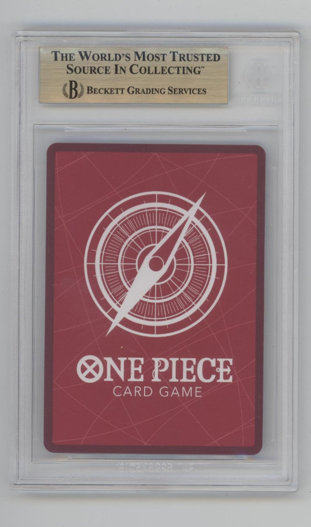 Sanji One Piece Card Game OP12 Alternate Art #041 Beckett 10 Pristine