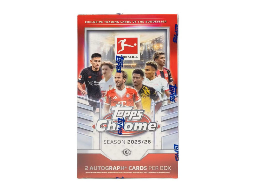 2025-26 Topps Chrome Bundesliga Soccer Hobby Box