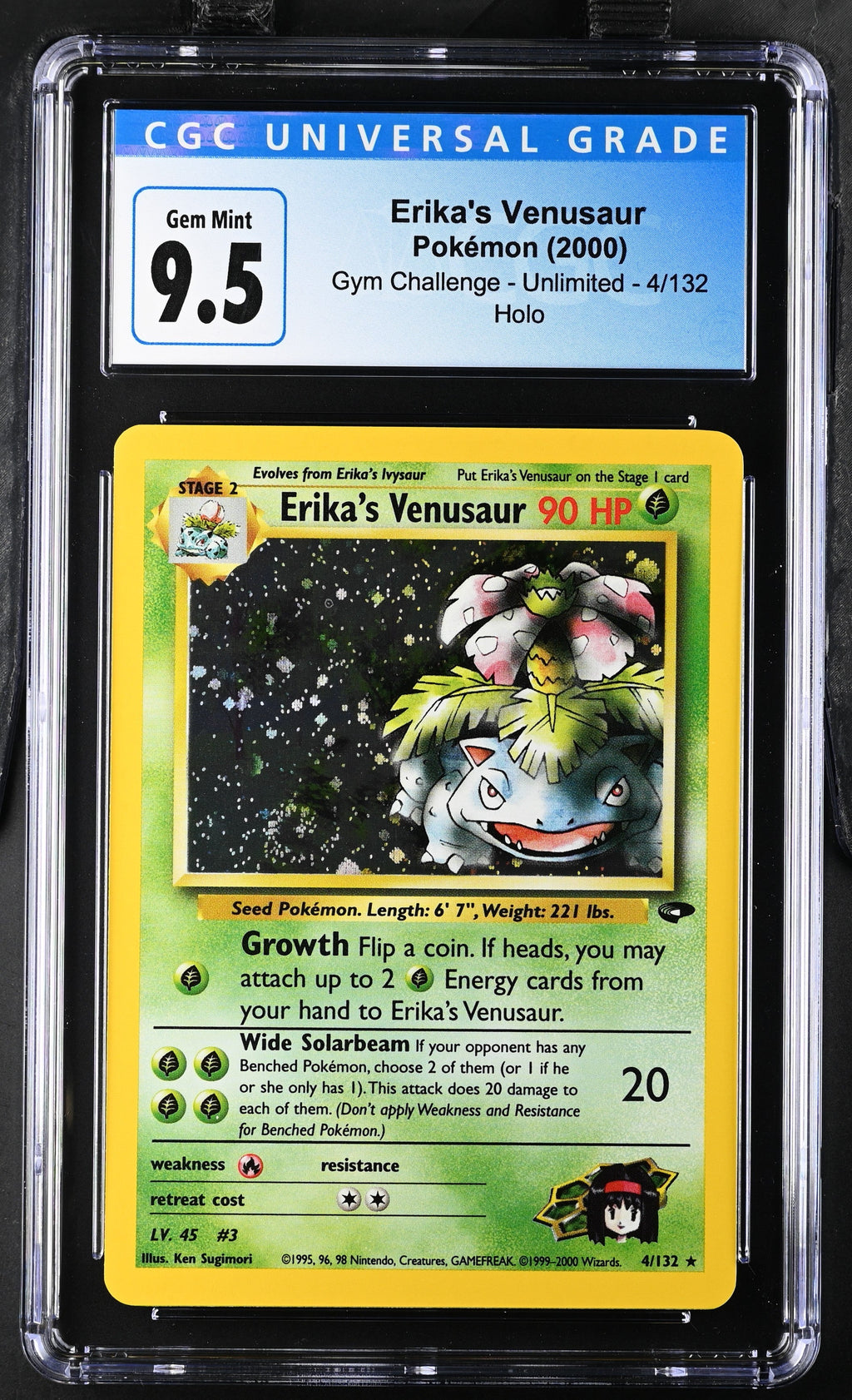 CGC GEM MINT 10 Erika's Venusaur(4/132) [Gym Challenge] - 4061043077