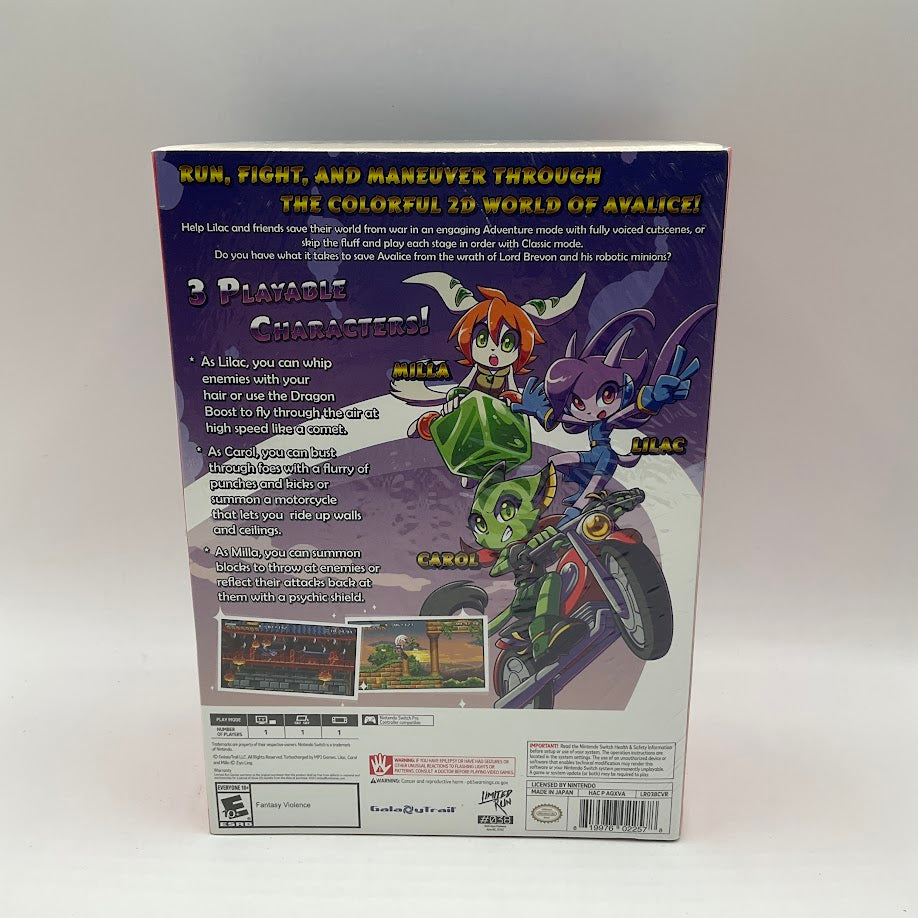 Freedom Planet [Deluxe Edition] Nintendo Switch Sealed