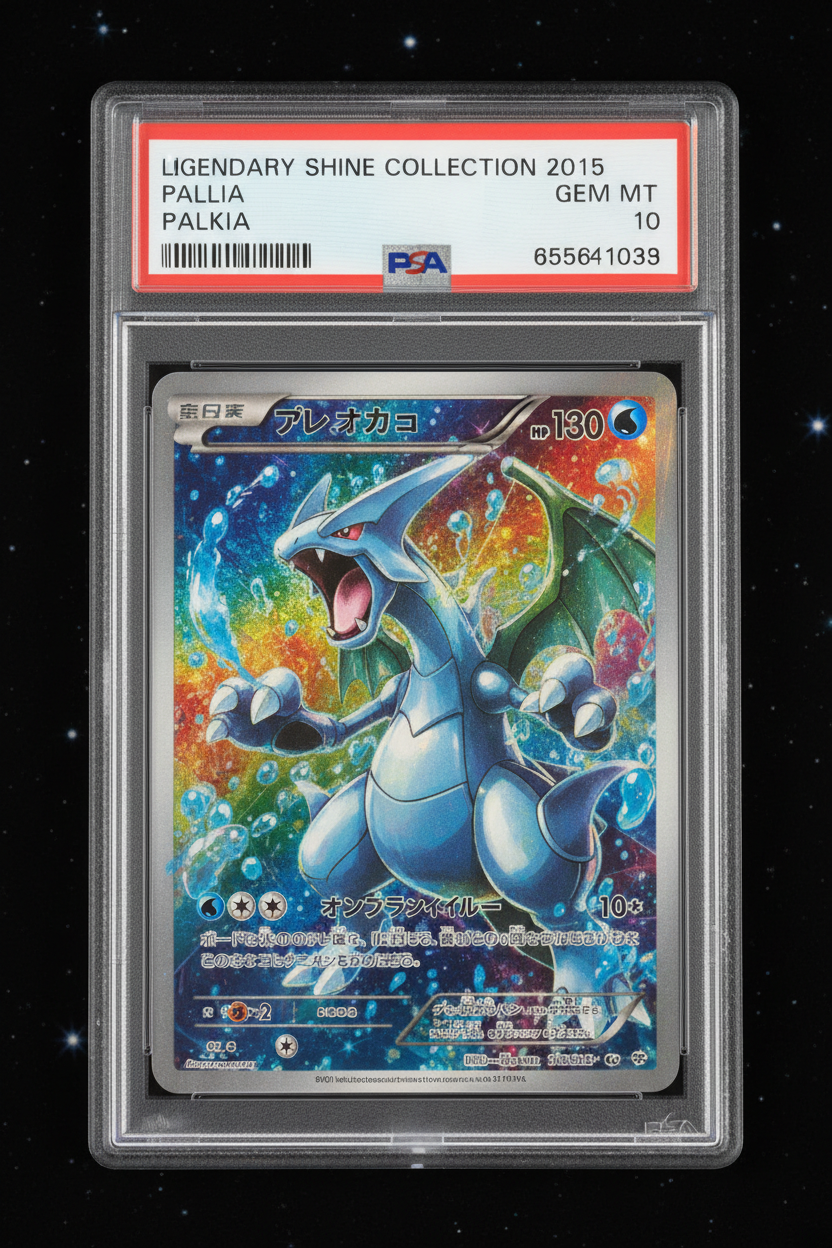 FA/PALKIA LEGENDARY SHINE COLL. 2015 POKEMON JAPANESE LEGENDARY SHINE COLLECTION PSA GEM MT 10