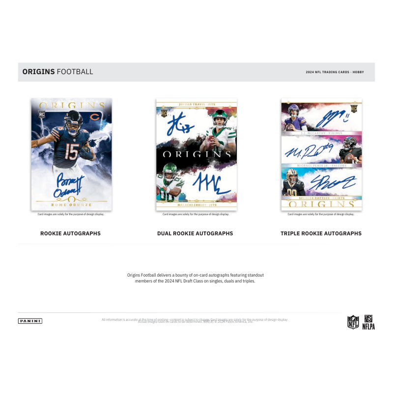 2024 Panini Origins Football Hobby 16 Box Case