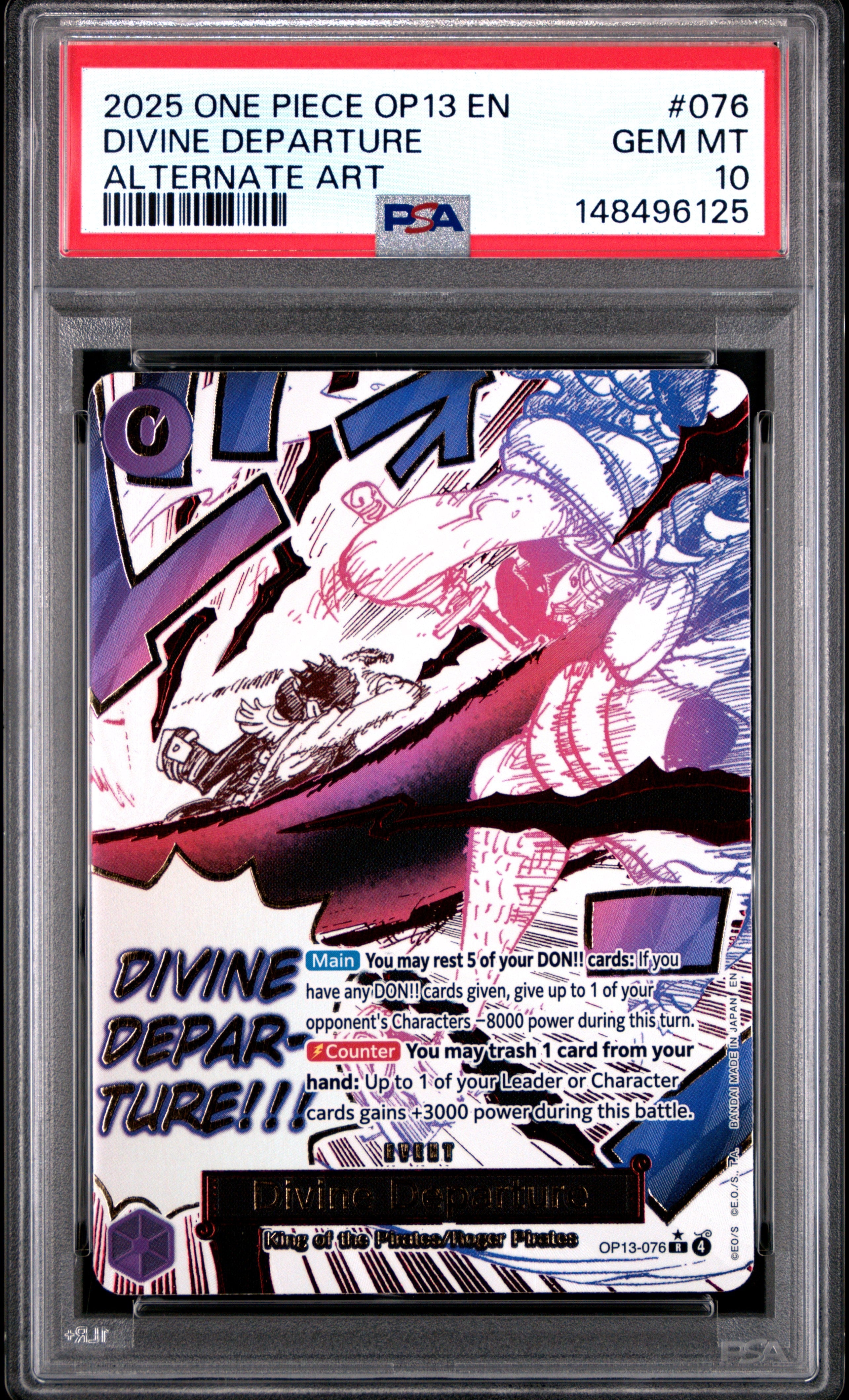 PSA GEM MT 10 Divine Departure [Op13-Carrying On His Will] - 148496125